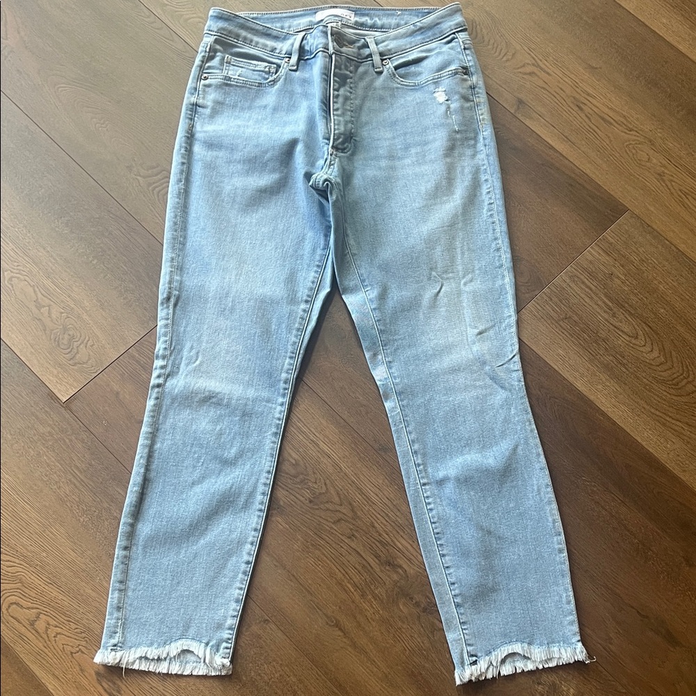 LOFT Light Blue Ankle Jeans